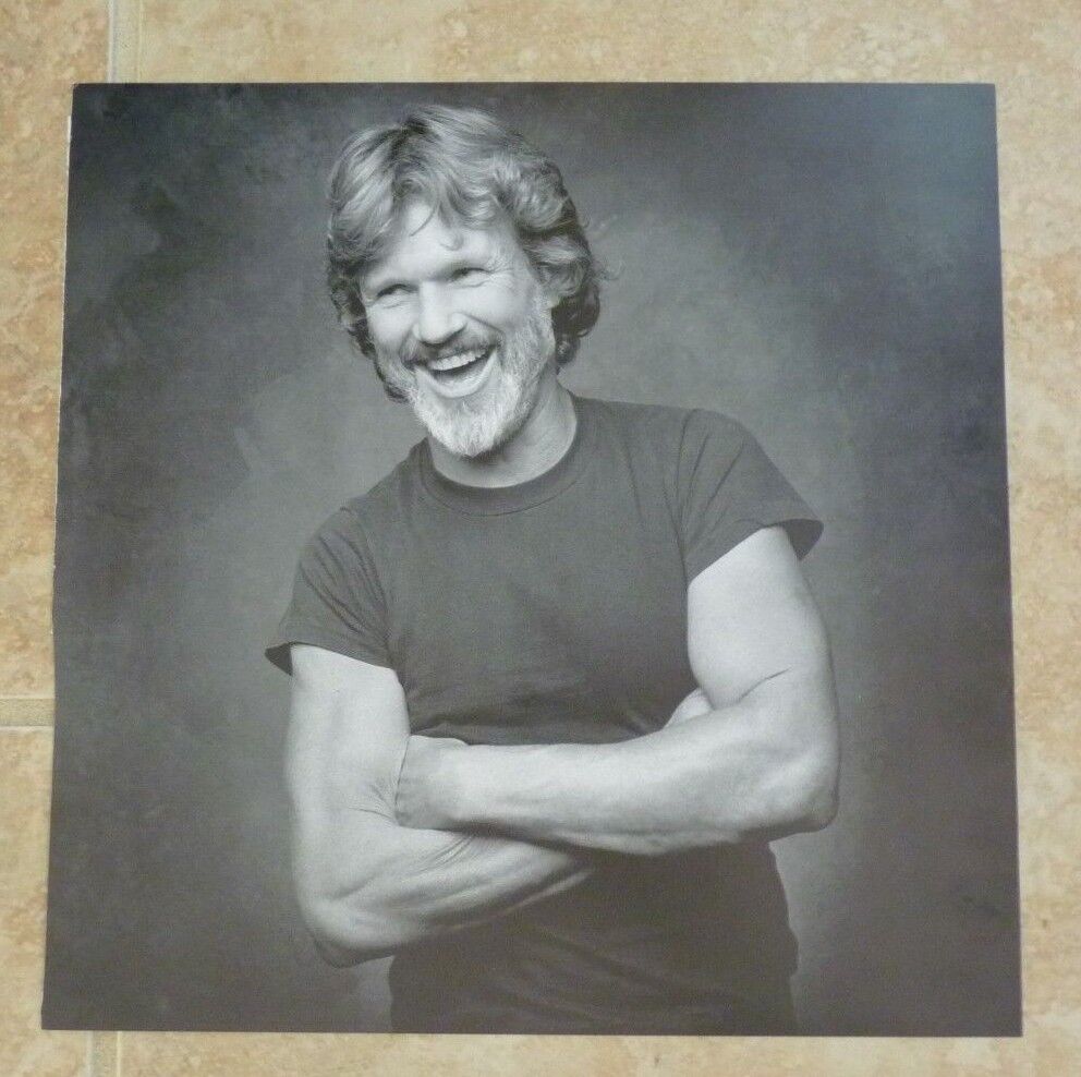 Kris Kristofferson Coffee Table Photo Poster painting Page 10x10