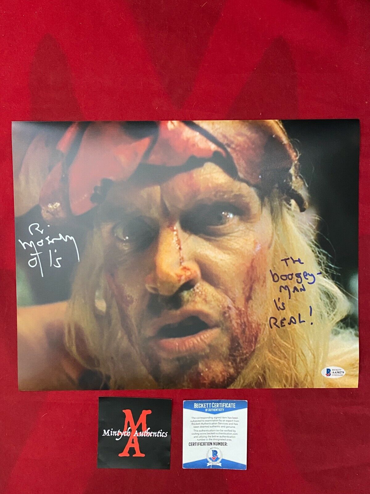 BILL MOSELEY AUTOGRAPHED SIGNED 11x14 Photo Poster painting! HOUSE OF 1,000 CORPSES! BECKETT!