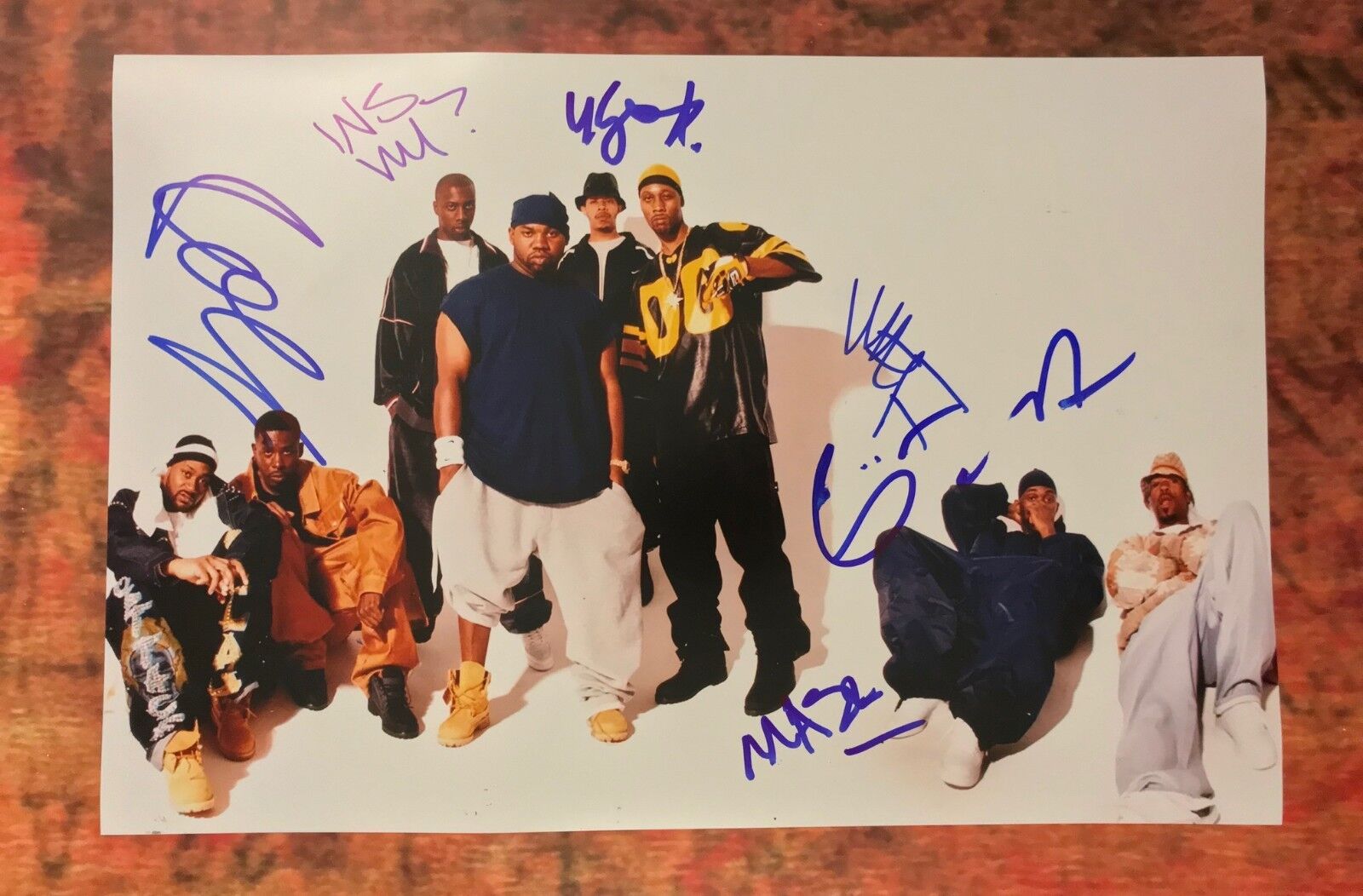 GFA Method Man Raekwon x6 * WU-TANG CLAN * Signed 12x18 Photo Poster painting PROOF AD2 COA