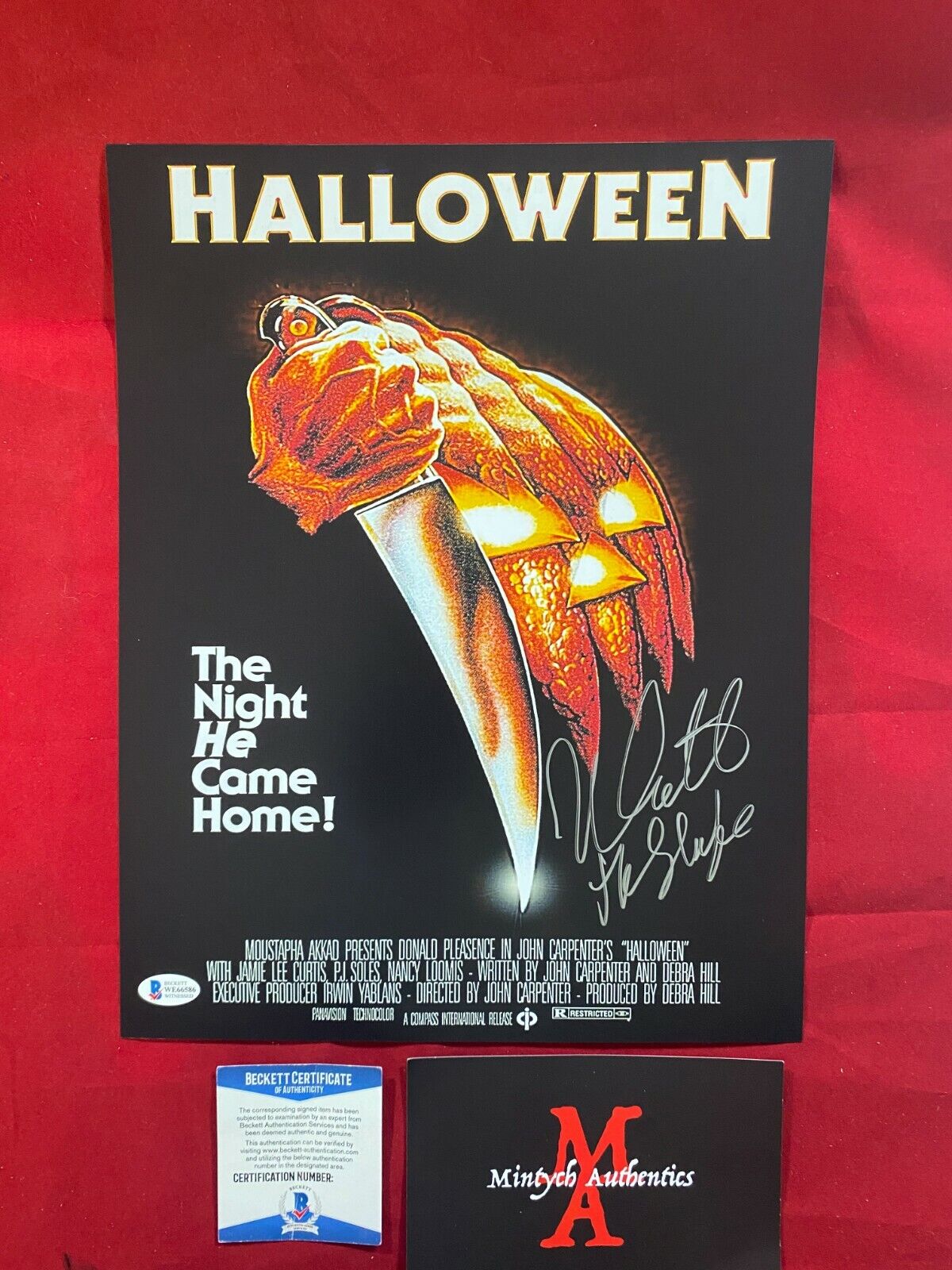 NICK CASTLE AUTOGRAPHED SIGNED 11x14 Photo Poster painting! HALLOWEEN MICHAEL MYERS! BECKETT COA