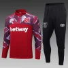 2022/2023 West Ham United Half-Pull Training Suit Maroon Red Football Shirt 1:1 Thai Quality Set