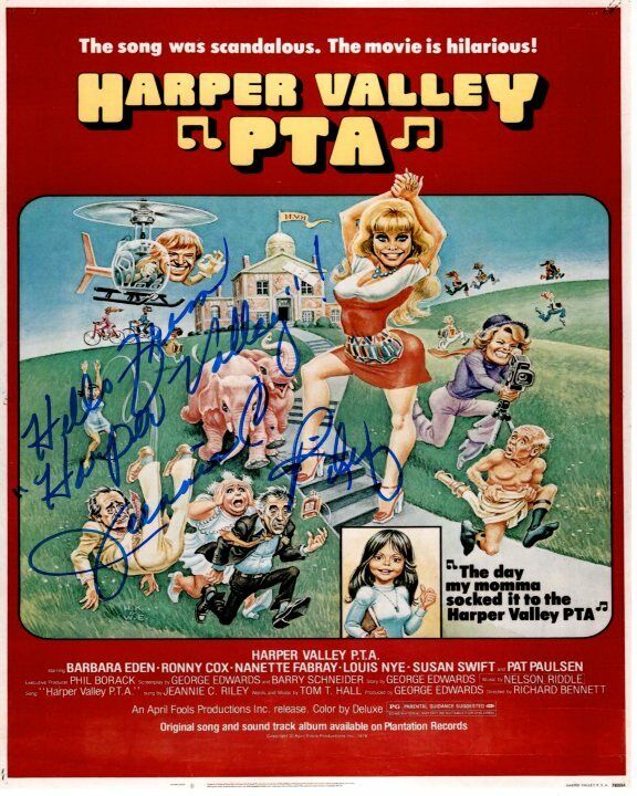 JEANNIE C. RILEY Signed Autographed HARPER VALLEY PTA Photo Poster painting GREAT CONTENT