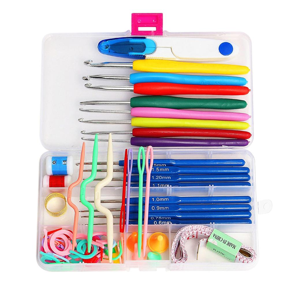 

16 sizes Crochet hooks Needles Stitches knitting Craft Case crochet set, 501 Original