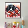 Dog And Bear-11CT Stamped/Counted Cross Stitch 40*40cm/15.75*15.75in tapestrymarket