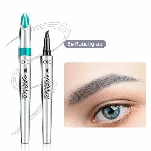 Hochqualitativer 3D wasserfester Microblading Augenbrauenstift mit 4 Gabelspitzen Tattoo Stift