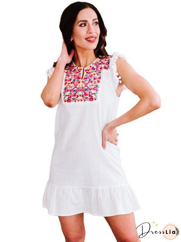 Floral Print Mini Dress for Women