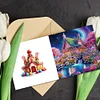 6Pcs Diamond Painting Castle Greeting Cards Congratulations Cards & Gifts