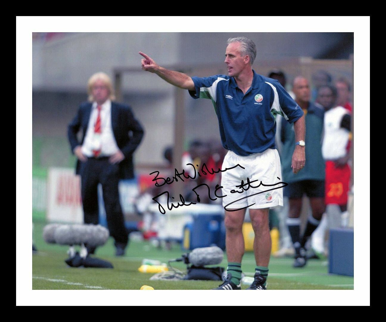 Mick McCarthy - Republic of Ireland Autographed Signed & Framed Photo Poster painting