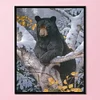 (Stamped/Counted) (Winter) Bear - 11CT Cross Stitch 50*40cm/19.69*15.75in