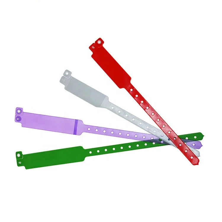PVC Disposable Wristband Newborn Soft Bracelet / Hospital Handwriting Recognition Wristband