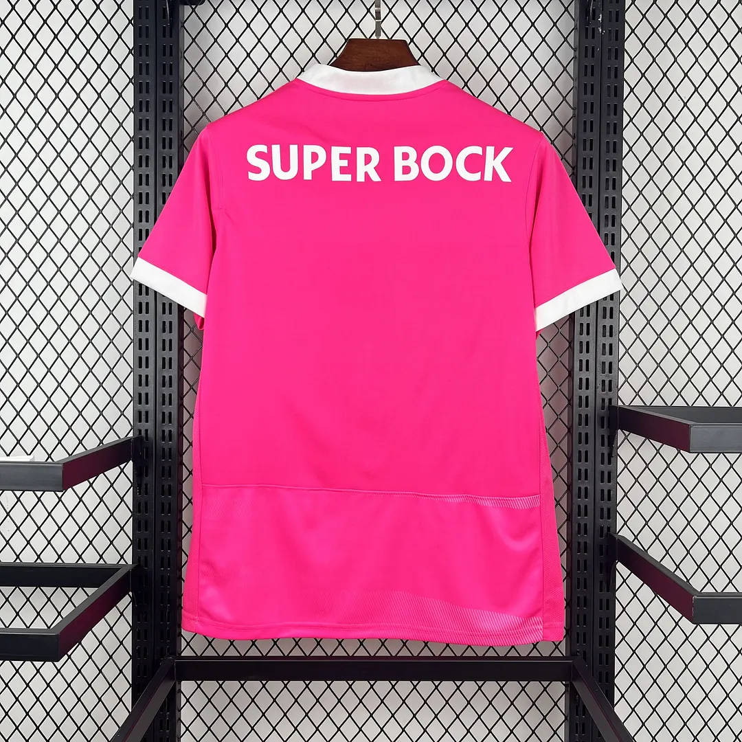 26/27 Lisbon Pink Football Shirt 1:1 Thai Quality