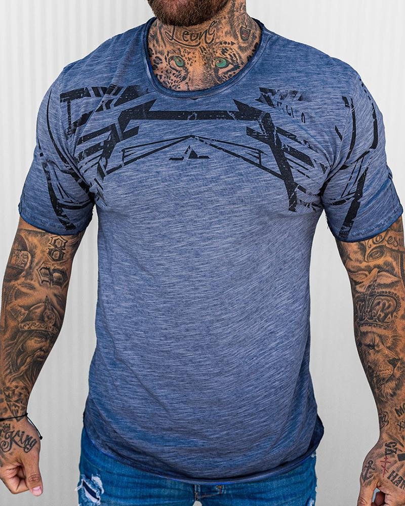 Short-sleeved Fitness Short-sleeved Fashion Casual T-shirt