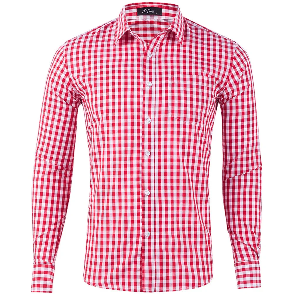 Plaid Shirt Jacket For Men