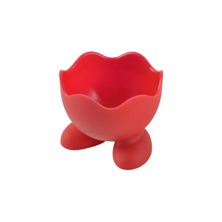 1pc Empty Silicone Egg Holder Cute Cartoon Shaped Non-toxic Anti-fragile Portable Cosmetic Puff Sponge Storage Cup Soft