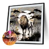 Diamond Painting-DIY Full Round Drill Lion(40*40 CM)