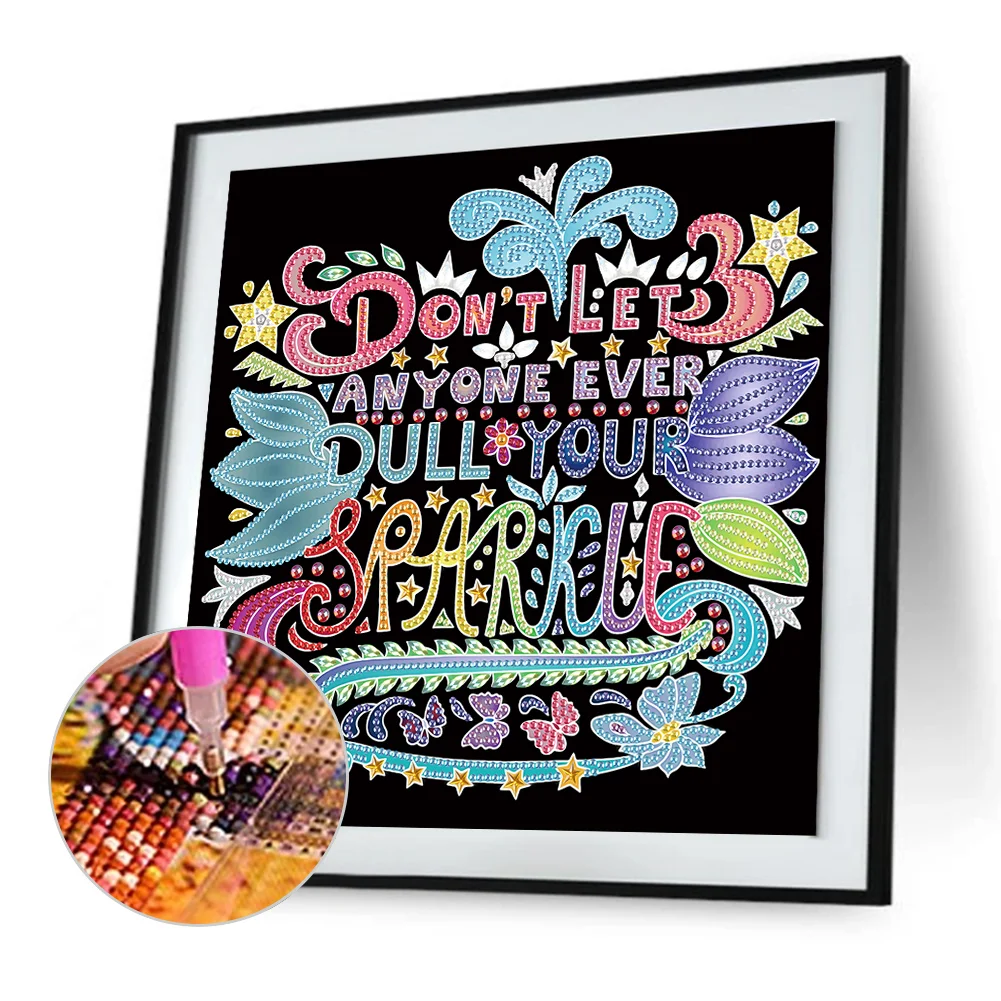 Diamond Painting - Partial Special Shaped Drill - English(Canvas|30*30cm)
