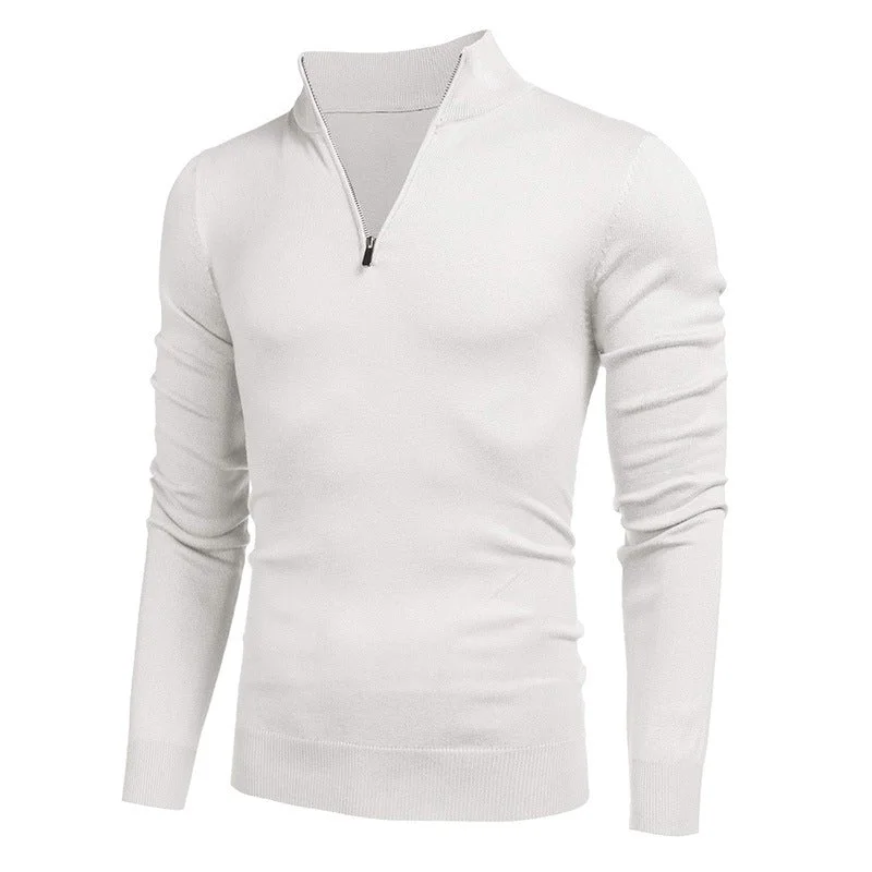 Long Sleeved Sweater Foreign Trade High Neck Men's Sweater