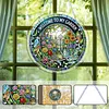 Diamond Painting Single-Sided Acrylic Garden Pendant for Home Wall Door and Window Decoration