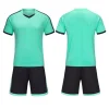 Customized football uniform suit men's and women's adult children's short-sleeved jersey light plate printing number Training Competition team uniform group purchase