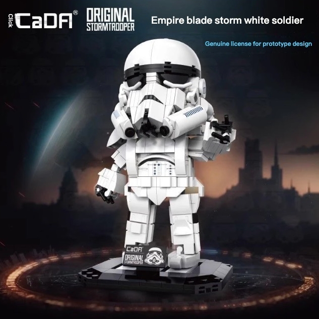 CaDA Original Stormtrooper Star Wars MOC Building Block Set - 531 Pieces