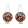Diamond Painting 2D Flat Halloween Pumpkin Theme Pendant Home Wall Decoration