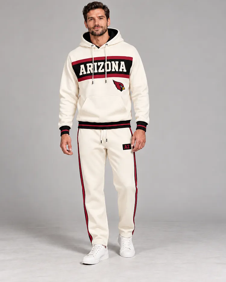 Arizona Cardinals Men's Hoodie And Pants Set - Design 2