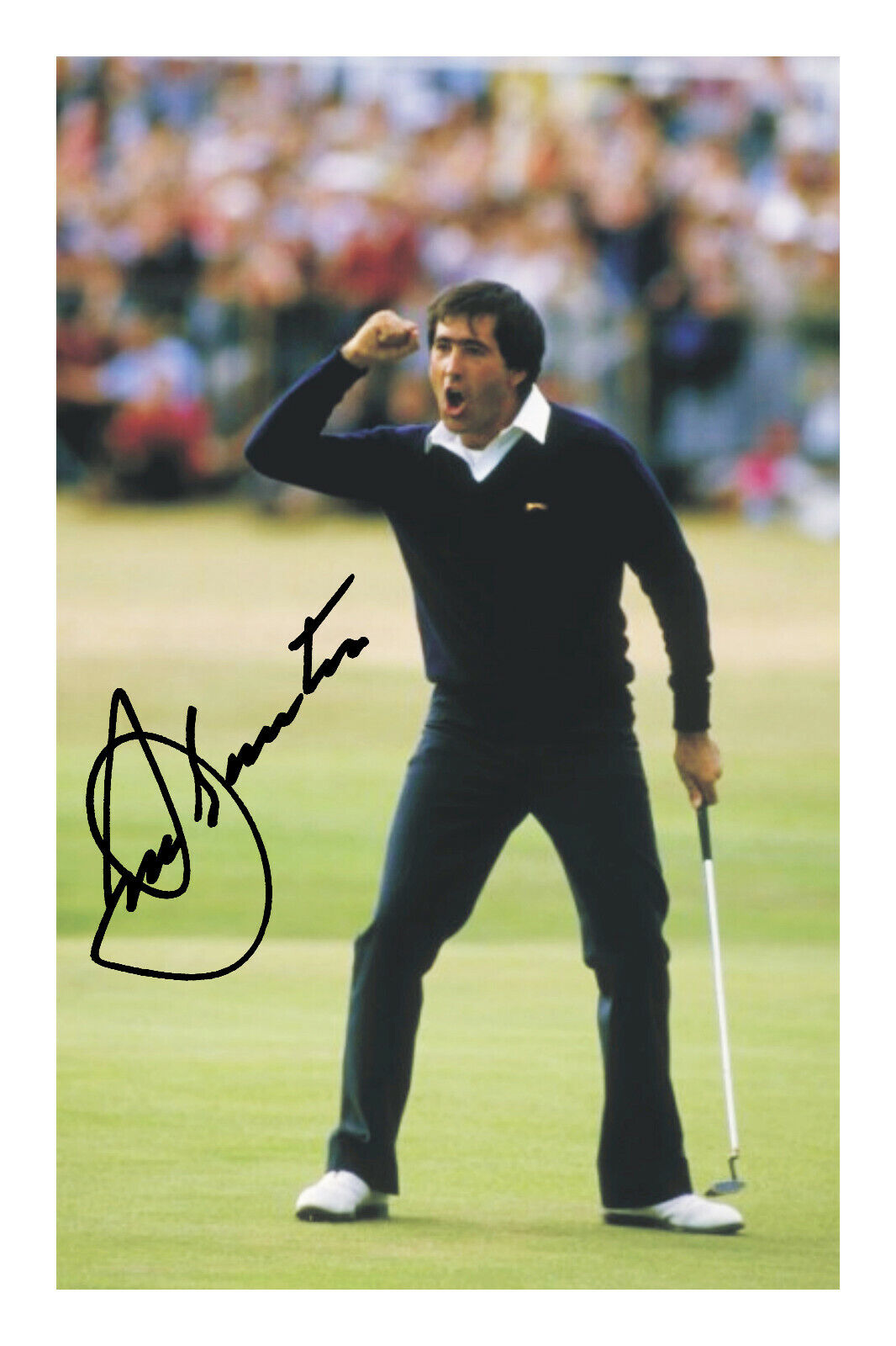 Seve Ballesteros Signed A4 Photo Poster painting Autograph Print Golf