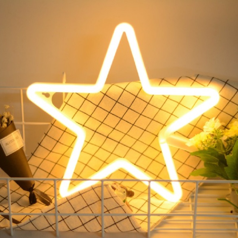 

LED Star Neon Hanging ation-Neon Night Light, 501 Original