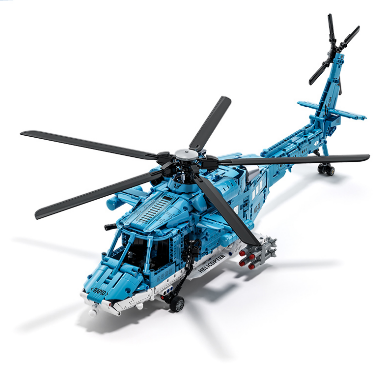 KAVOWORLD 99906 Z-20 (Z-20F) Armed Helicopter Building Set | 1500 Pieces | 1:25 Scale