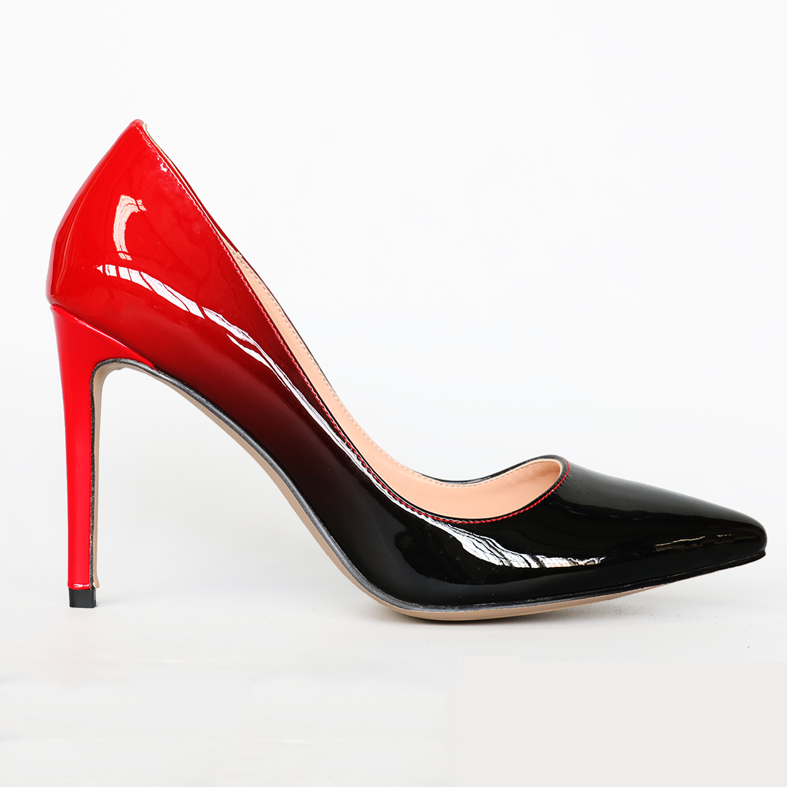 3.94" Gradient Color Heels Party Daily Pumps-vocosishoes
