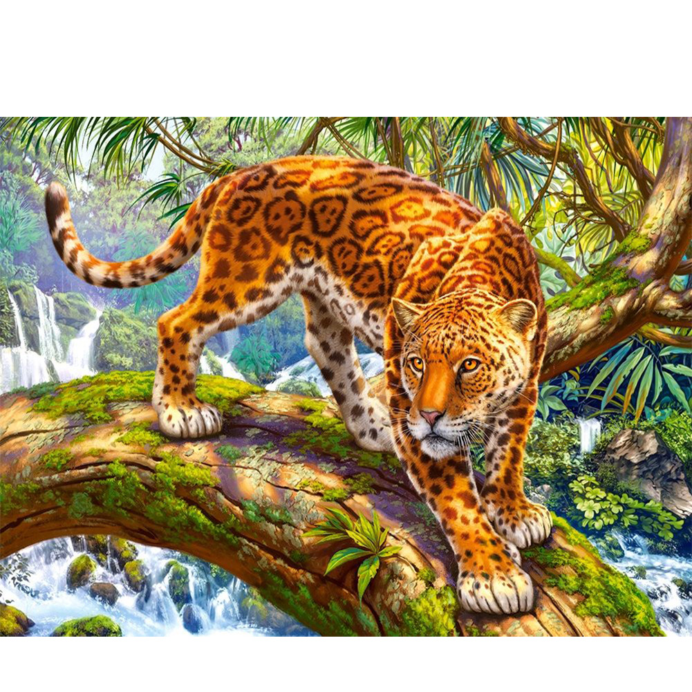 

Leopard - Round Drill Diamond Painting - 40*30CM, 501 Original