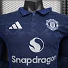 2024/2025 Long Sleeve Player Version Manchester United Away Football Shirt  1:1 Thai Quality