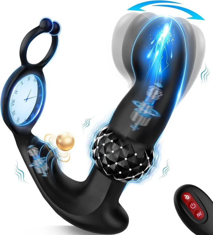 pornhint Pornhint Wiggle Anal Vibrator Butt Plug Penis Ring Male Prostate Massager Sex Toy For Men Toy
