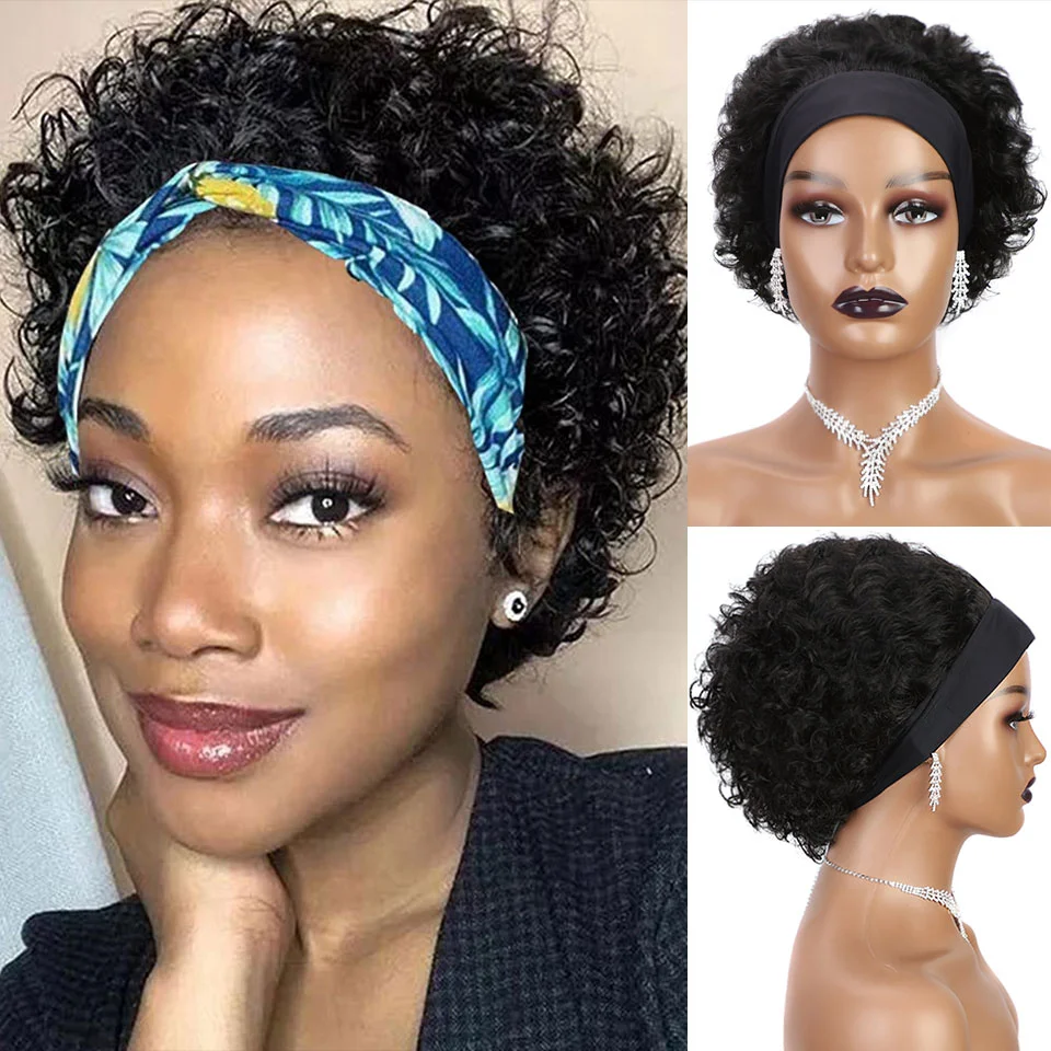 Short Water Wave Wigs For Black Woman ELCNEPAL