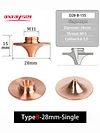 Double/Single Layer Laser Nozzles for Raytools Precitec WSX HSG Bodor HANS Bystronic