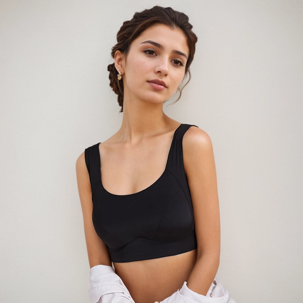Soutien-gorge en soie sans couture sportive- SOIE PLUS