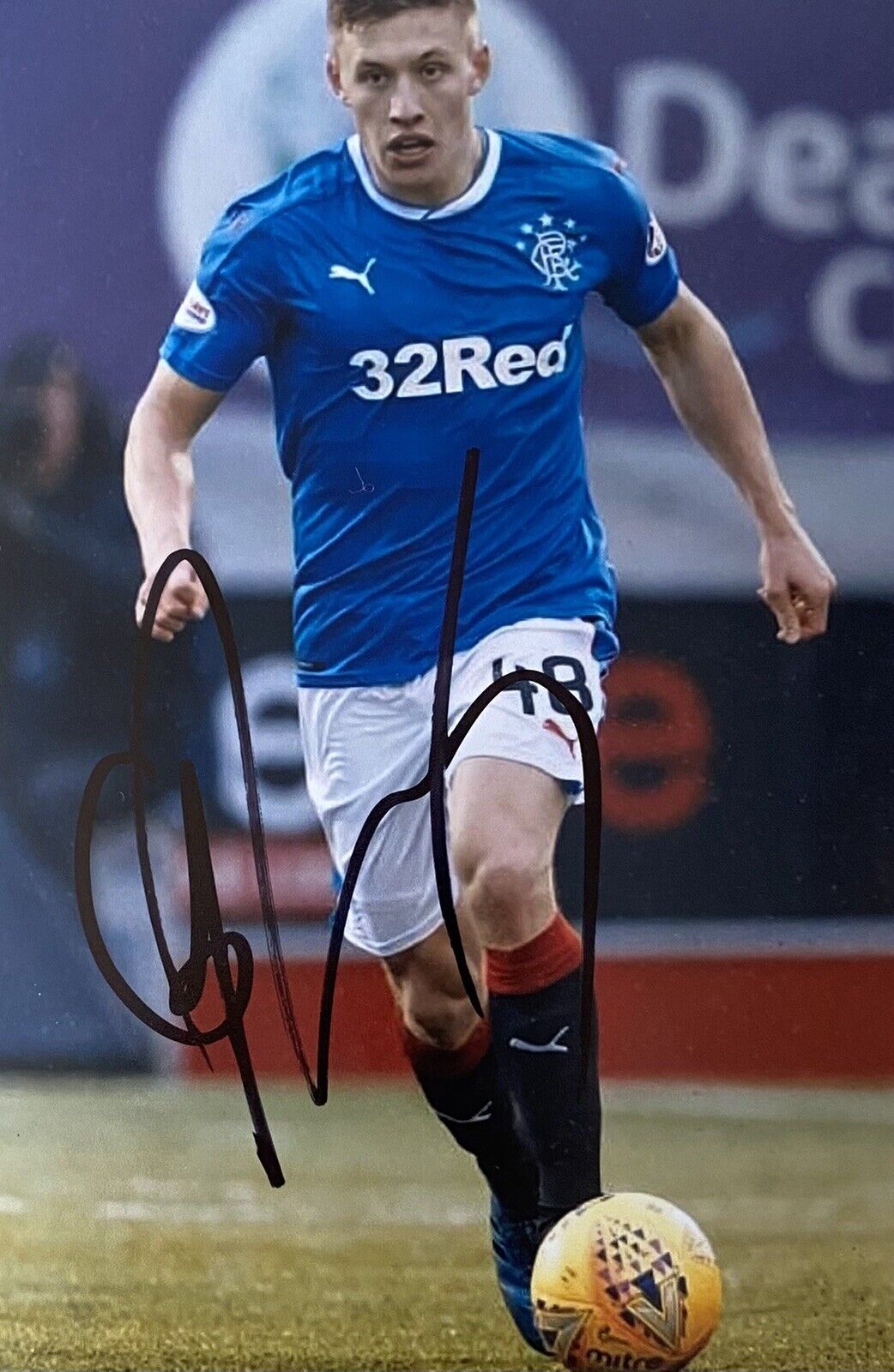 Greg Docherty Genuine Hand Signed Rangers 6X4 Photo Poster painting