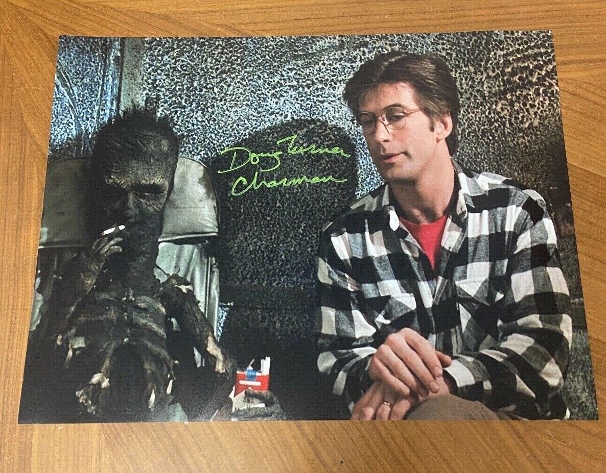 * DOUG TURNER * signed 11x14 Photo Poster painting * CHARMAN * BEETLEJUICE * PROOF * 7