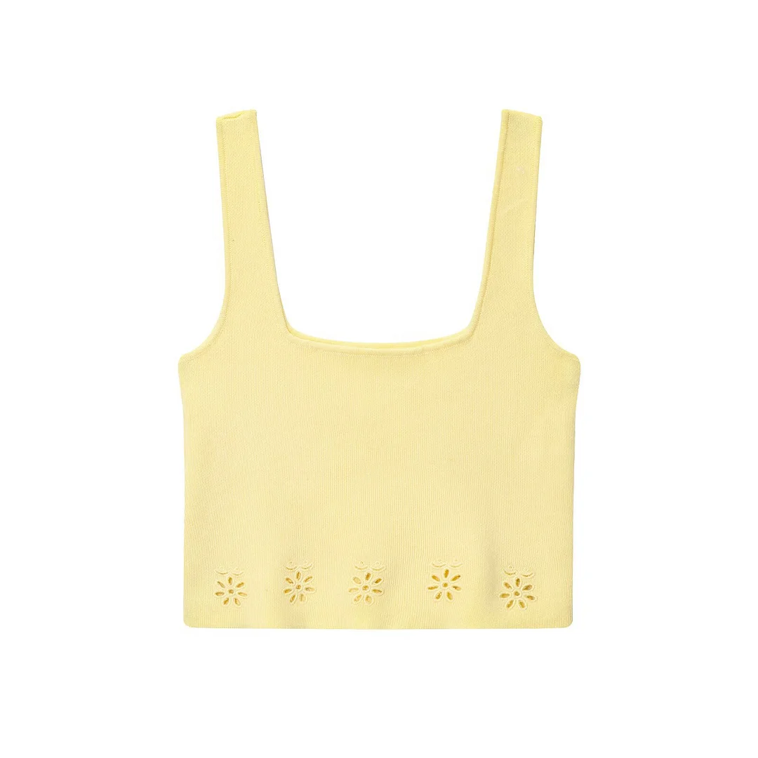 Nigikala Nigikala Wide Shoulder-Coat 3884009 Hollow Embroidered Knitted Miniskirt 3581010