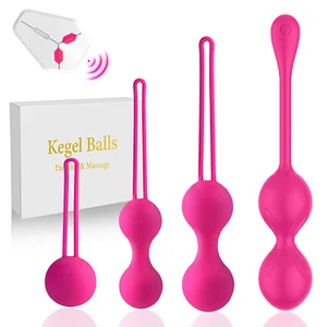 4 Sizes Wireless Remote Control Vibrating Round Kegal Ball Kit