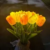 15Pcs Radiant Romantic Tulip Light LED Adjustable Tulip Night Light Warm Light L
