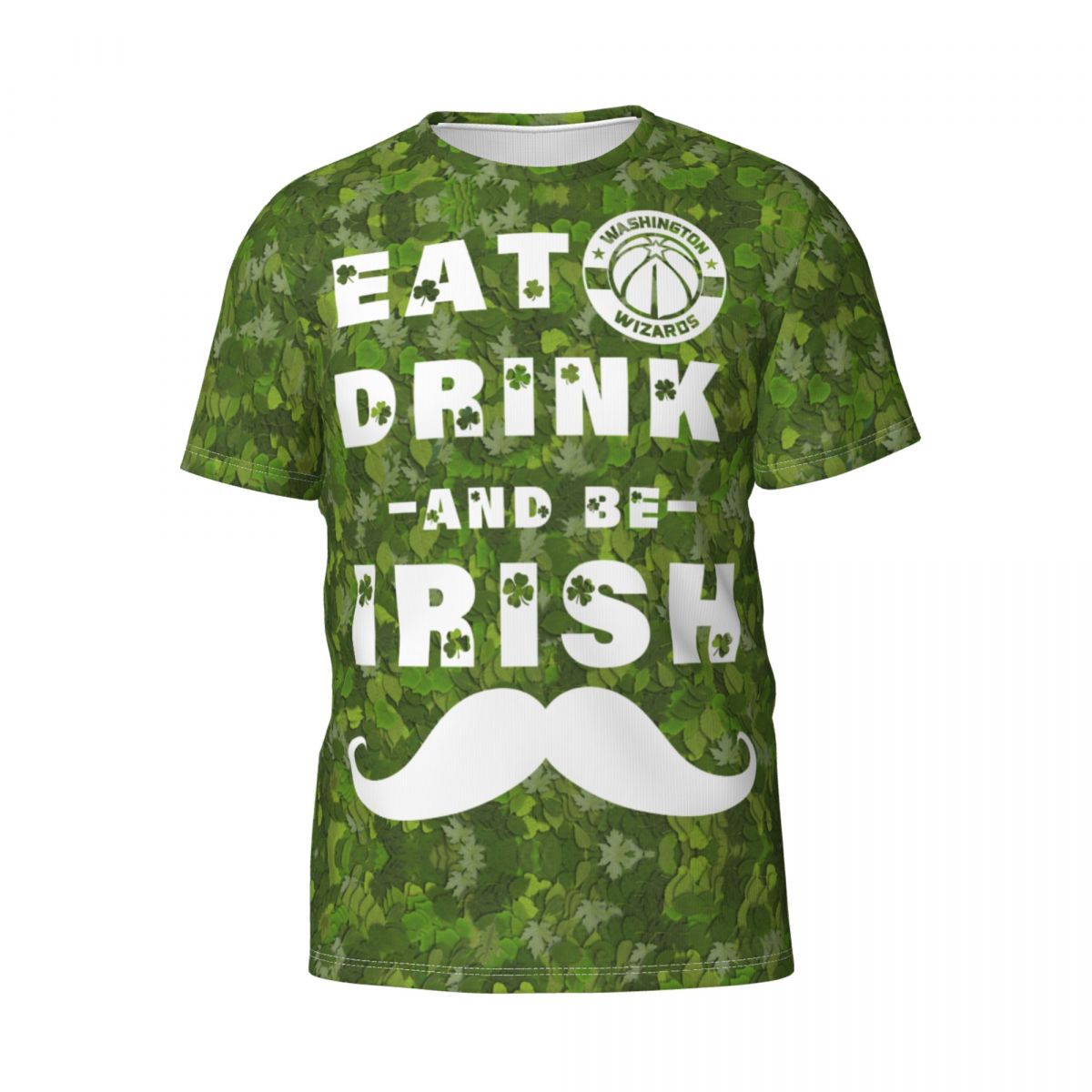 Washington Wizards St. Patrick's Day Eat Drink And Be Irish T-Shirt Men's