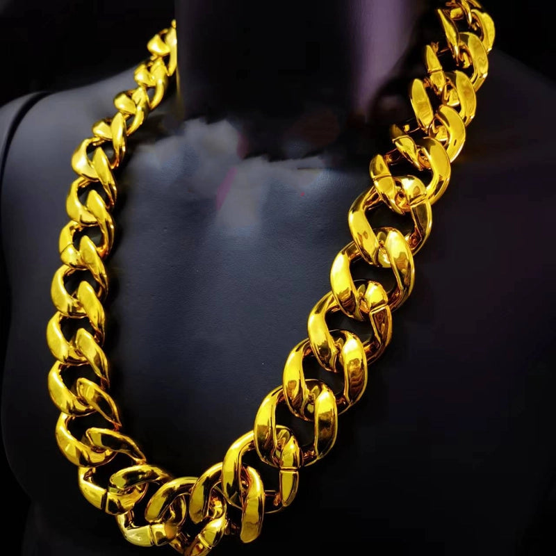 5 Pieces Exaggerated Solid Color Ccb Necklace