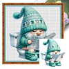 (Counted/Stamped)Goblin Goes To Toilet-18CT Cross Stitch 25*25cm/9.84*9.84in