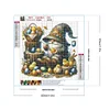 Diamond Painting-DIY Full Round Drill Gnome