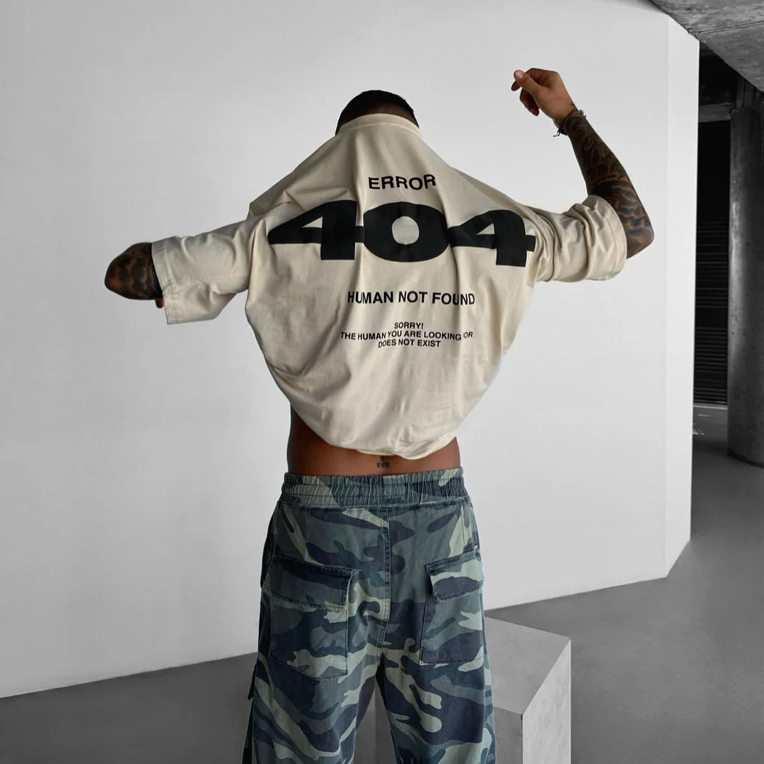 Unisex Casual 404 T-shirt