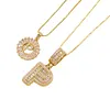 ✨Collier avec pendentif lettre de l'alphabet en or💕