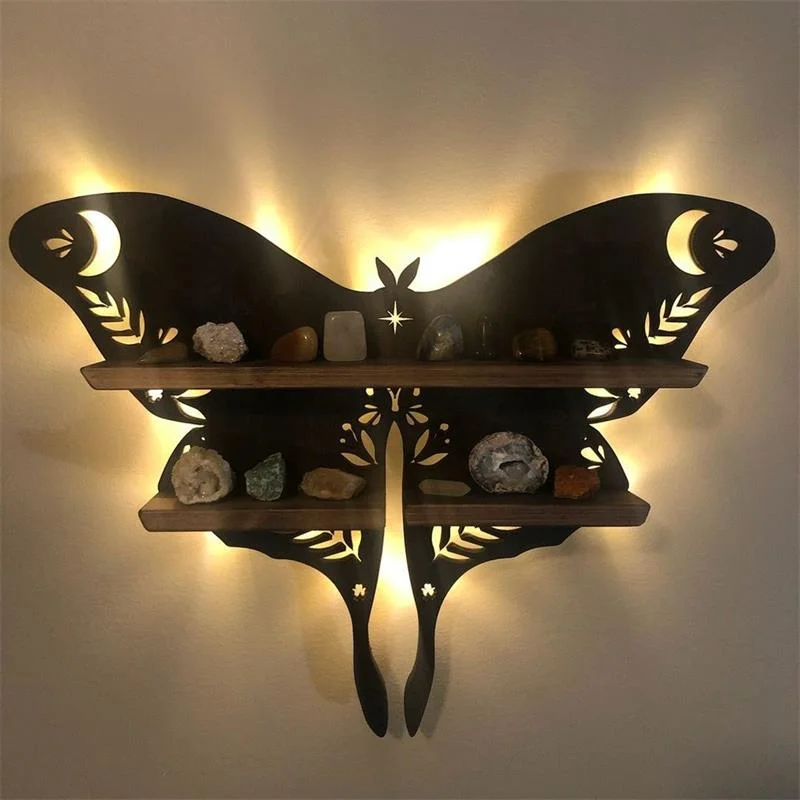 40% OFF🦋Luna Moth Lamp Crystal Shelf
