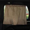 Car Sun Shield Floral Car Side Window Privacy Curtain