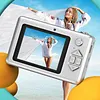 Compact Digital Camera with Fill Light (TF Card Not Included) HD Anti-Shake Student Camera Multiple Modes Portable Mini HD Video Camera Gift for Kids Teens and Starters